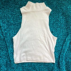 Light pink high color crop top